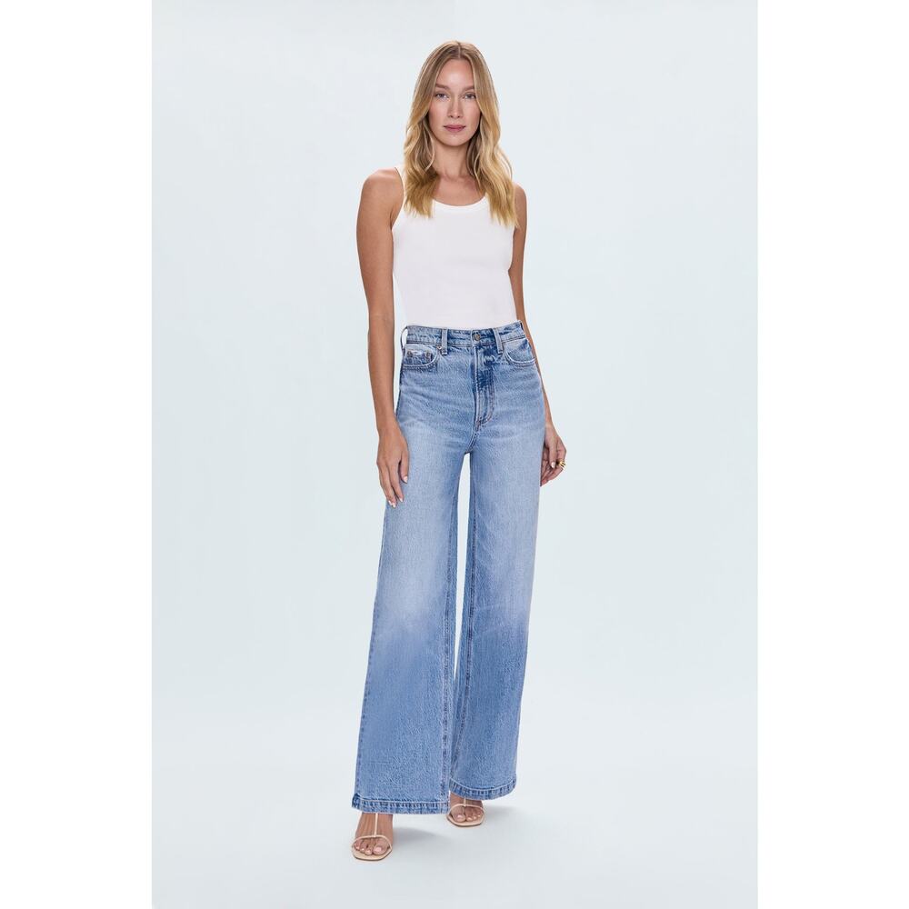 pistola Light Blue Wide Leg Jeans
